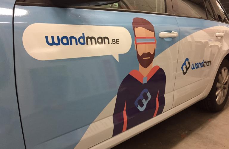 Personenwagen signage Wandman